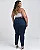 Calça Jeans Feminina Mom Plus Size Básica com Elastano 00229 Escura 002292012 - Imagem 3
