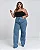 Calça Jeans Wide Leg Plus Size Feminina Cintura Alta Básica 28006 Média - Imagem 5
