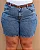 Bermuda Jeans Meia Coxa Feminina Plus Size com Cinto 24555 Sky - Imagem 3