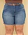 Bermuda Jeans Meia Coxa Feminina Plus Size com Cinto 24558 - Imagem 3
