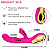 Vibrador com Estimulador de Clitóris e Alça - Imagem 3