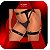Harness em Vinil com Corrente Molly Dominatrixxx - Imagem 1