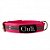 Coleira Nylon Reforcada Reflet N5 Rosa Club Pet (l.2 C.44cm) - Imagem 1
