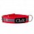 Coleira Nylon Reforcada Reflet N6 Vermelha Club Pet (l.2 C.50cm) - Imagem 1