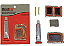 KIT REPARO CAMARA DE AR DE BICICLETA 7 PCS BESTFER - Imagem 1