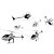 RC ERA C129V2 RTF RC Helicóptero 2.4GHz Giroscópio de 6 eixos Um clique 3D Fli - Imagem 14