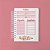 Caderno Personalizado com Nome e Frase A5 Capa Dura 192 Páginas | Papelaria Personalizada - Imagem 3