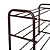 Sapateira 3 Andares Pintura Elestrostática Aço Corten - 9 Pares - 72x55 Cm - Imagem 2