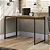 Mesa de Escritório Estilo Industrial Kappesberg Freijó - Imagem 1