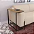 Mesa De Apoio Sofá Estilo Industrial LI025 Kappesberg Freijó - Imagem 1