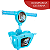 Patinete Infantil 3 Rodas Com Cesta Azul Importway - Imagem 6