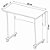 Mesa Escritório Dobrável com Rodizio Home Office Tecnomobili Preto - Imagem 7