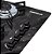 Cooktop 4 Bocas Chamalux Ultra Chama  Mármore Preto - Imagem 2