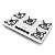 Fogão Cooktop 5 Bocas Ultra Chama Chamalux  Branco - Imagem 1