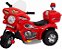 Mini Moto Elétrica Polícia Infantil Importway Vermelho - Imagem 5
