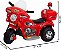 Mini Moto Elétrica Polícia Infantil Importway Vermelho - Imagem 9