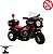 Moto Elétrica Infantil BW002 Importway Preto - Imagem 7