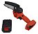 Mini Motosserra a Bateria 600W Vermelho ImportWay - Imagem 5