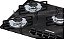 Cooktop 5 Bocas Chamalux Ultra Chama Mármore Preto | Bivolt | Vidro Temperado | Trempes de Chapa - Imagem 3