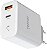 Carregador 65w Duplo Usb & Usb-c Pd Power Gan Duo Geonav Cor Branco - Imagem 6