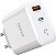 Carregador 65w Duplo Usb & Usb-c Pd Power Gan Duo Geonav Cor Branco - Imagem 4