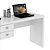Escrivaninha Tecno Mobili Me4123 Mdf Branco - Imagem 4