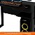 Escrivaninha Mesa Gamer Para Computador 1 Prateleira Me4161 Preto/azul - Tecnomobili - Imagem 4