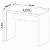 Mesa Escrivaninha Para Computador Home Office Tecnomobili Me4139 Cor Branco - Imagem 4