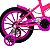 Bicicleta Aro 16 Free Action Kiss com Cesta Rosa Chicle - Imagem 4