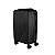 Mala De Viagem Média Polipropileno Ultraleve 23kg Rodas 360° Com Cadeado Embutido Preta - Imagem 1