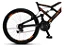 BICICLETA COLLI GPS A.26 AERO TAM 19 - PRETO COM LARANJA - Imagem 2