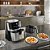 Air Fryer 5 Litros Inox com Painel Digital Dako - Imagem 2