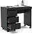 Mesa para Computador 3 Gavetas Osaka Preto - Politorno - Imagem 7