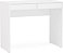 Mesa Escrivaninha Tijuca 90cm 2 Gavetas Branco - Politorno - Imagem 4