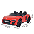 Mini carro elétrico 12V audi R8 Spyder Licenciado Vermelho - Imagem 9