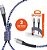 Kit Carregador 35w Turbo + Cabo Lightning Usb-c para Usb-c Kevlar 2m Geonav - Imagem 5