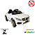 MINI CARRO ELÉTRICO INFANTIL COM CONTROLE REMOTO IMPORTWAY 6V BW007BR - BRANCO - Imagem 9