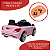 MINI CARRO ELÉTRICO INFANTIL COM CONTROLE REMOTO IMPORTWAY 6V BW007RS - ROSA - Imagem 6