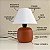 Abajur de Mesa Pequeno Bojaozinho Iluminação com Encanto para Quartos de Criança Ambientes Compactos Casas Litorâneas  Terracota - Imagem 5