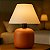 Abajur de Mesa Pequeno Bojaozinho Iluminação com Encanto para Quartos de Criança Ambientes Compactos Casas Litorâneas  Terracota - Imagem 2