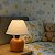 Abajur de Mesa Pequeno Bojaozinho Iluminação com Encanto para Quartos de Criança Ambientes Compactos Casas Litorâneas  Terracota - Imagem 1
