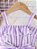 Macacão verão roxo menina - Imagem 10