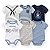 6 peças/lote body de algodão bebê - Imagem 12