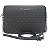 Bolsa Michael Kors Crossbody Jet Set Logo - Preto com Acabamento Prateado - PROMOÇÃO BEM FRIDAY - Imagem 1