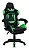 Cadeira Escritório Gamer Ergonômica Reclinável Massageador Preto e Verde Material do estofamento Couro sintético - Imagem 3
