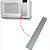 Puxador microondas electrolux MEF41 MEG41 da porta original - 67402657 - Imagem 2