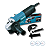 ESMERILHADEIRA ANGULAR MAKITA 9557HNG  220V - Imagem 1