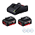 KIT 1 CARREGADOR E 2 BATERIAS BOSCH GAL 18V40 2X GBA 18V 40 AH - Imagem 1
