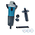 ESMERILHADEIRA MAKITA 4” 115MM M0901B- 127V - Imagem 2