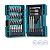 KIT MAKITA DE ACESSORIOS PARA FURAR E PARAFUSAR 38 PECAS - B-54106 - Imagem 2